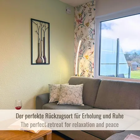 Daire Kamin-apartment Bodanum Mit Eigener Terrasse - Naturnahe Ortsrandlage - Vdsl - 10 Min Zum Nuerburgring