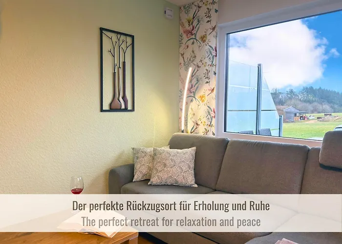 Apartment Kamin-apartment Bodanum Mit Eigener Terrasse - Naturnahe Ortsrandlage - Vdsl - 10 Min Zum Nürburgring