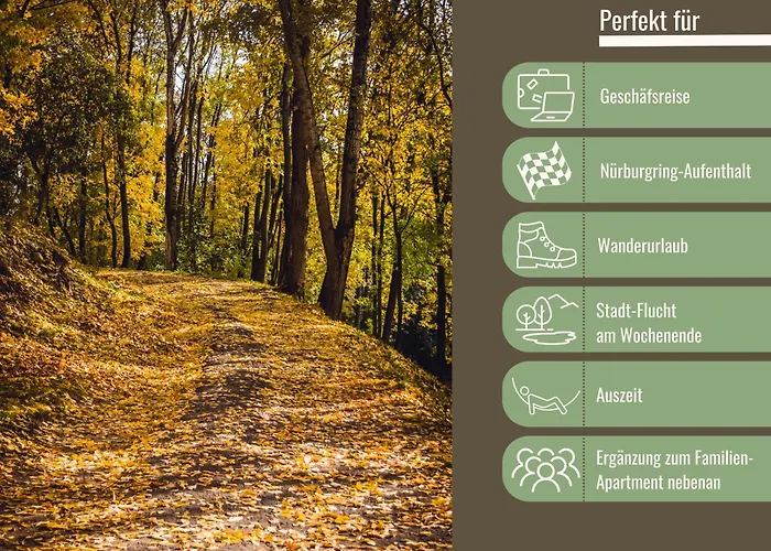 Kamin-apartment Bodanum Mit Eigener Terrasse - Naturnahe Ortsrandlage - Vdsl - 10 Min Zum Nürburgring Apartment