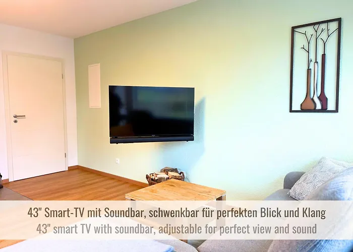 Apartment Kamin-apartment Bodanum Mit Eigener Terrasse - Naturnahe Ortsrandlage - Vdsl - 10 Min Zum Nürburgring Bodenbach